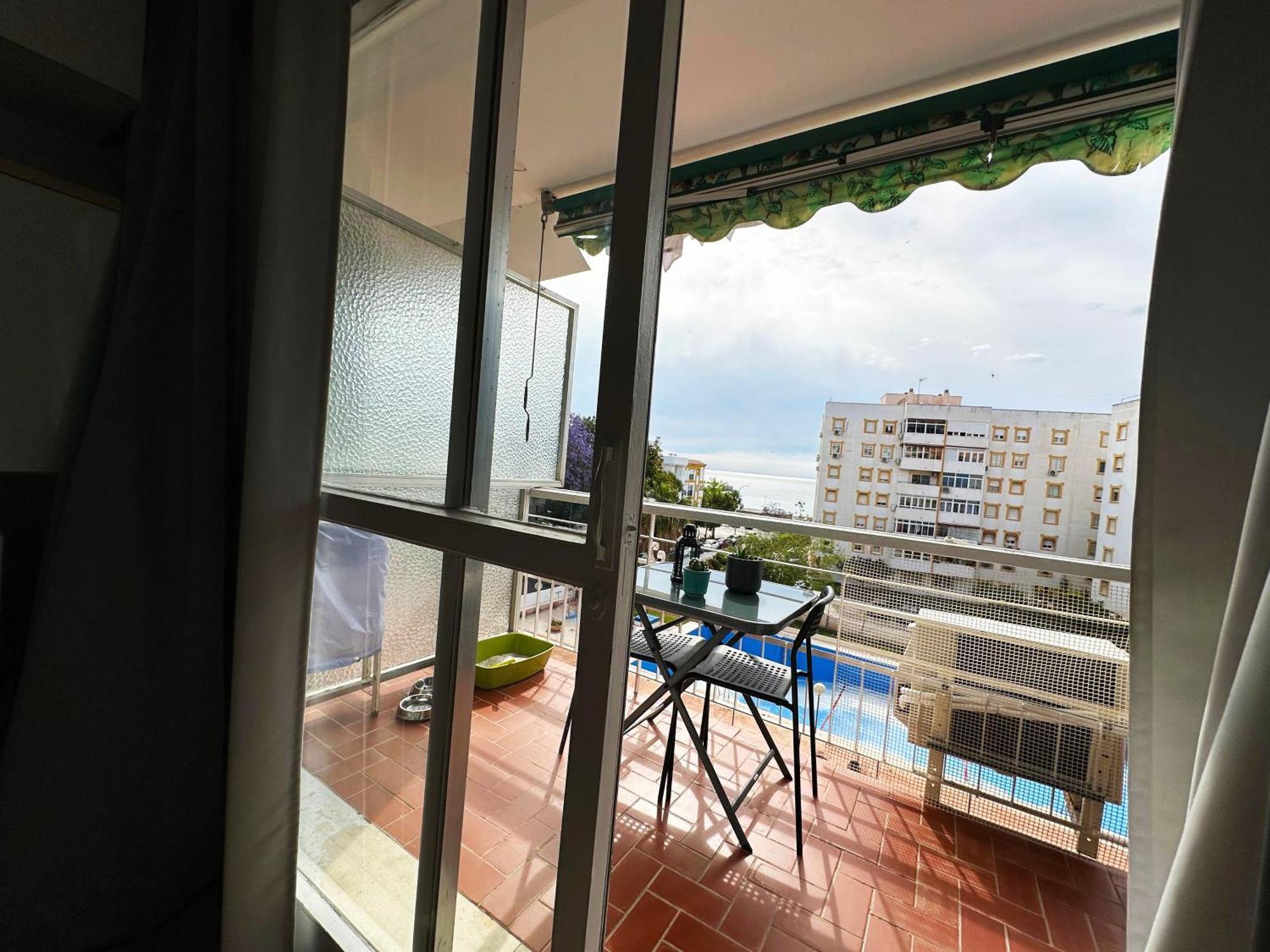 Hac - Terraza Con Vistas Al Mar, Wifi, Centro A 200 Metros, Playa A 600 Metros Appartement Torremolinos
